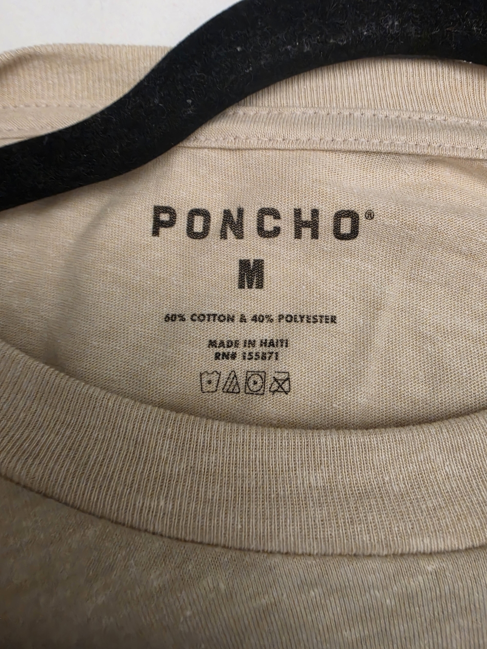 Poncho Open Range Graphic Tee - Cream - Picture 2 of 5